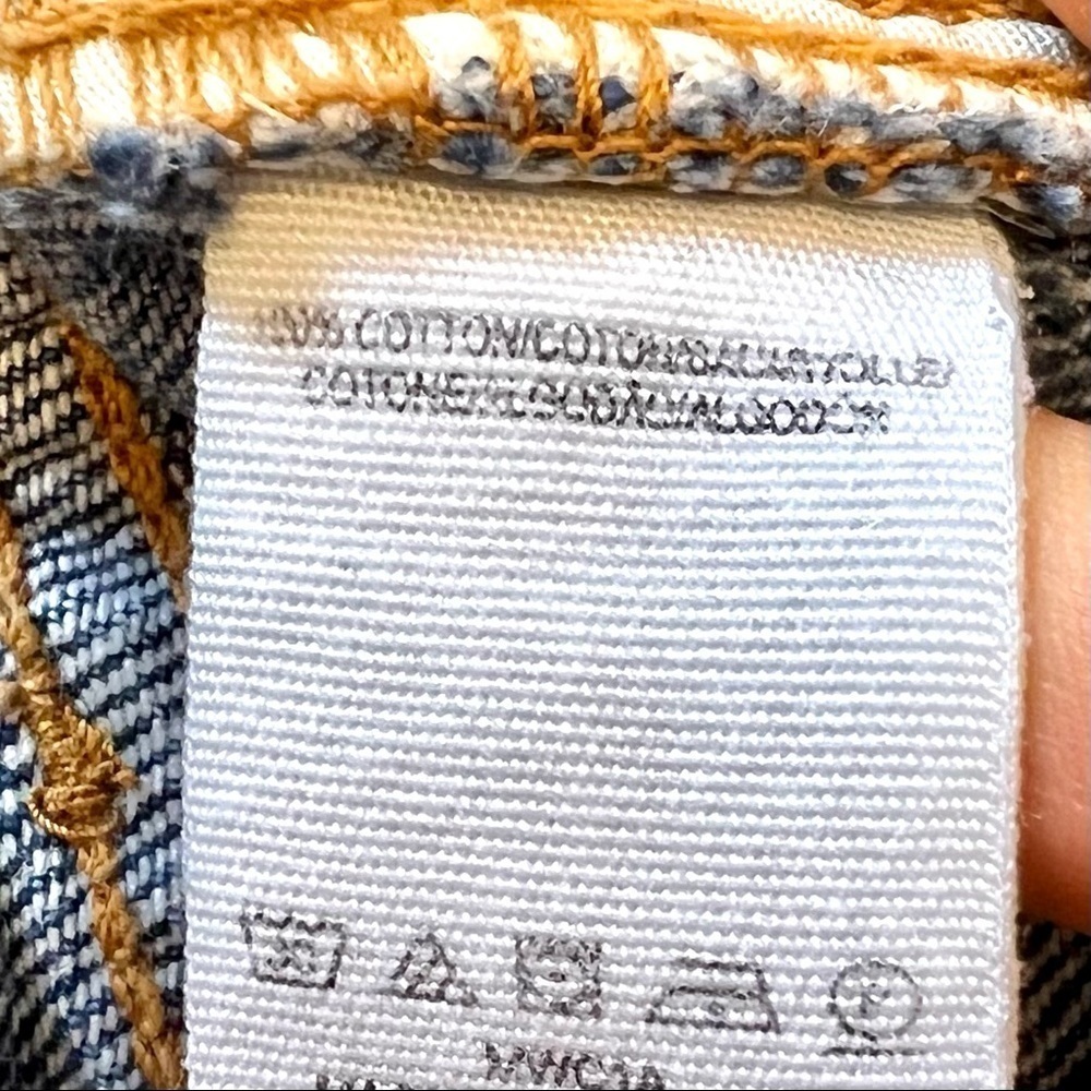 We The Free Blue Distressed Mini Skirt - Picture 8 of 8